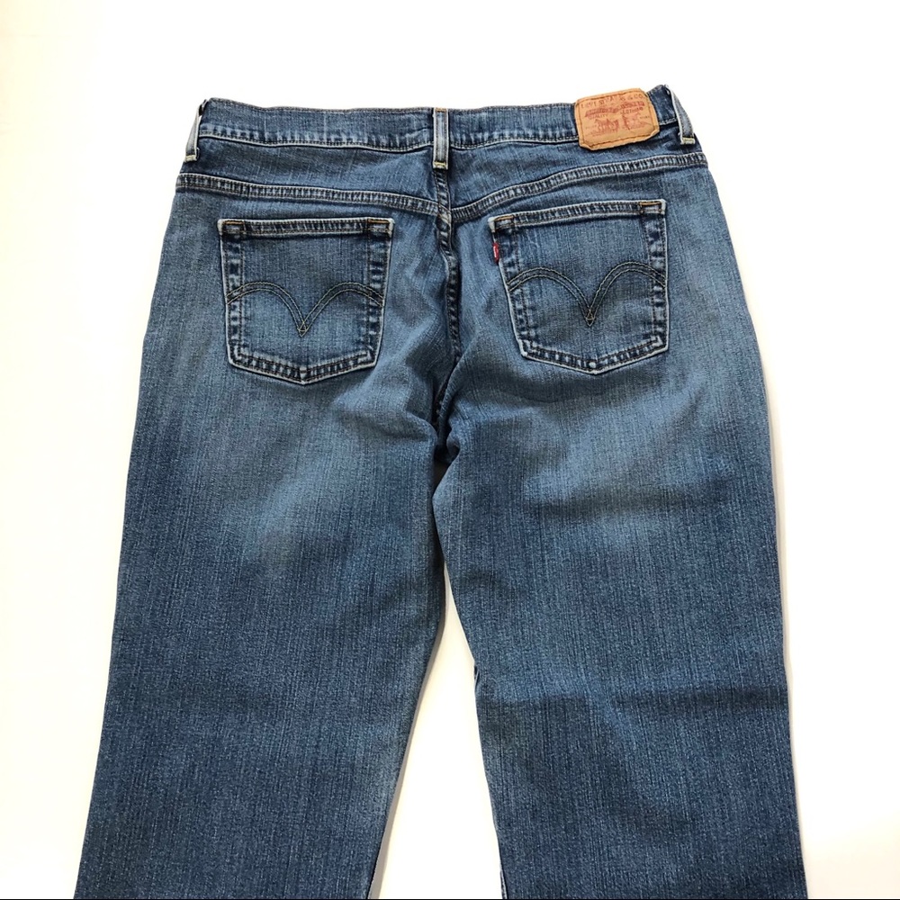 Levi’s 505 Mid Rise Stretch Straight Leg Jeans - Picture 6 of 8